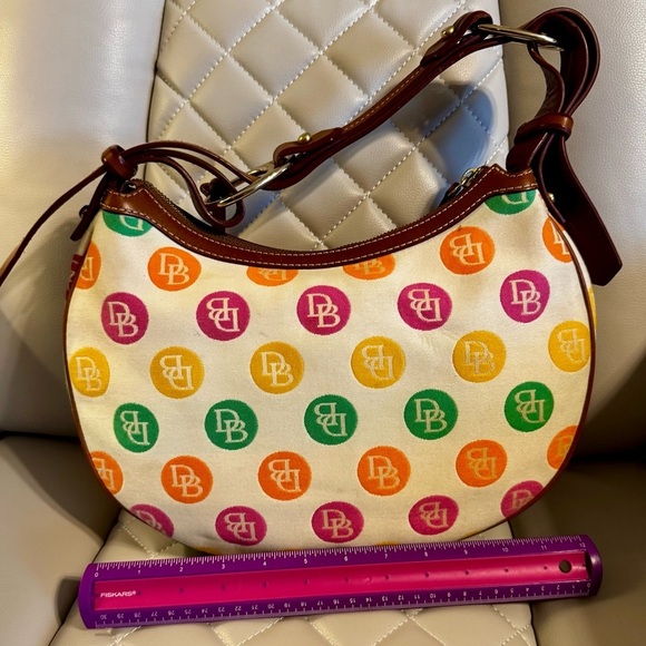 Dooney & Bourke colorful canvas handbag - Picture 2 of 6